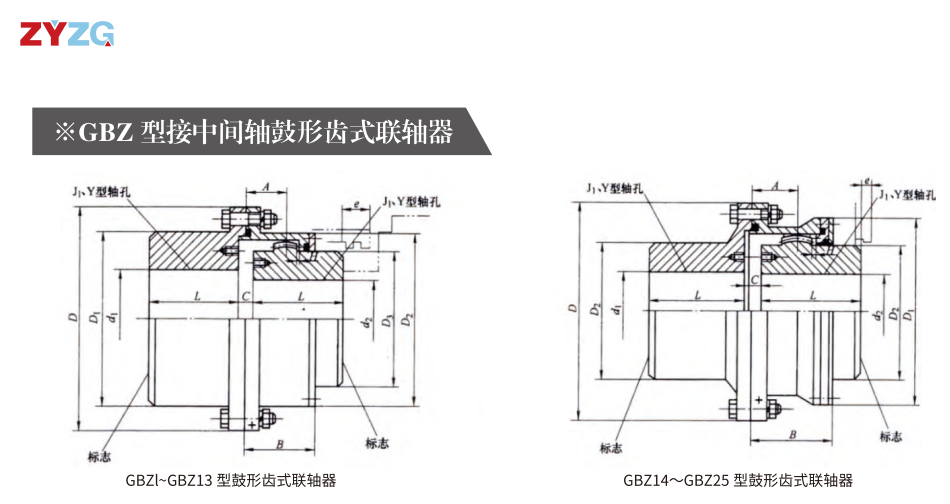GBZ  型接中间轴鼓形齿式草莓视频性福宝