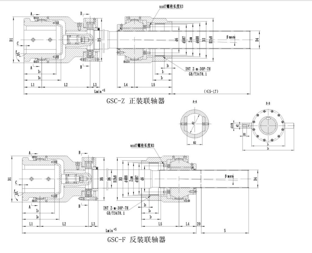 GSC  型贯穿式鼓形齿式草莓视频性福宝